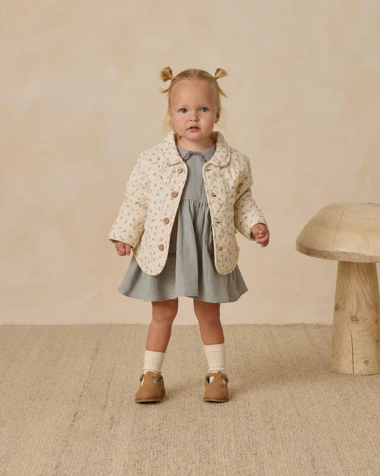 Quilted Jacket | Bluebell
