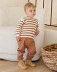 Rex Sweater | Cedar Stripe