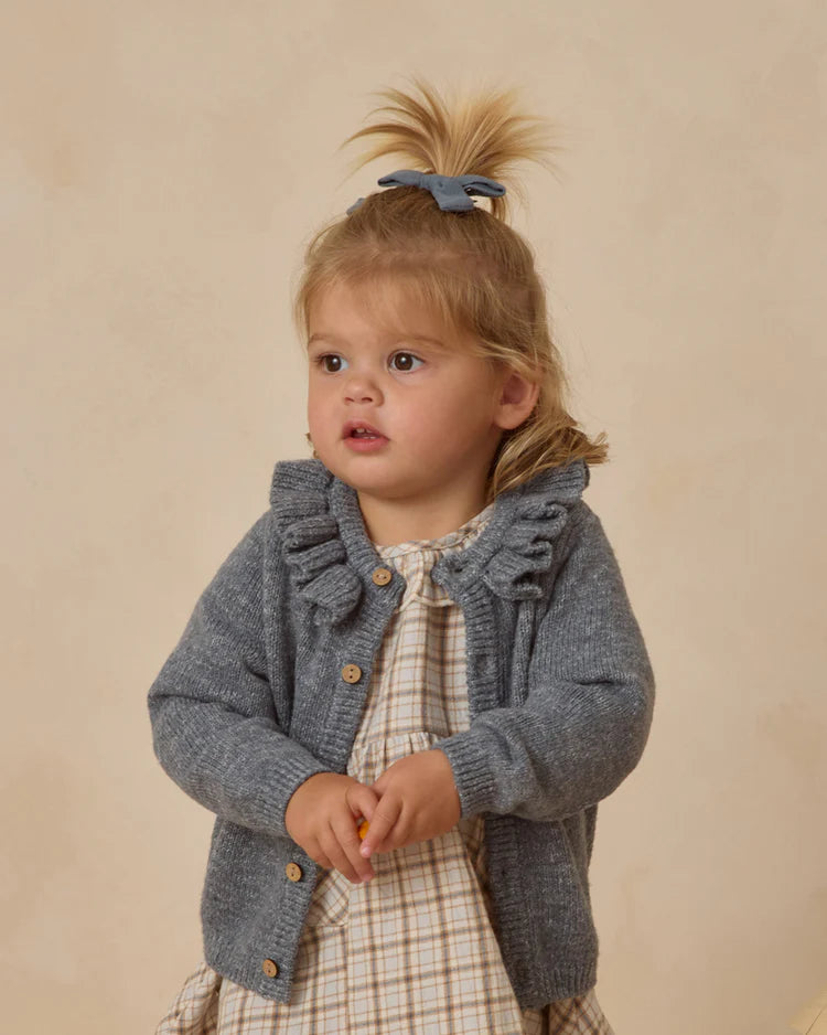 Ruffle Collar Cardigan | Ocean