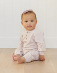 Relaxed Fleece Jumpsuit | Bows