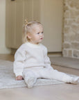 Chunky Knit Pant | Lilac