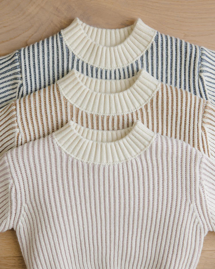 Relaxed Knit Sweater| Lilac