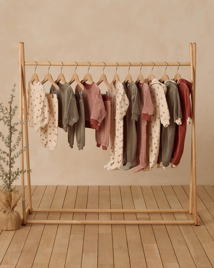 Velour Relaxed Sweatpant | Candy Stripe