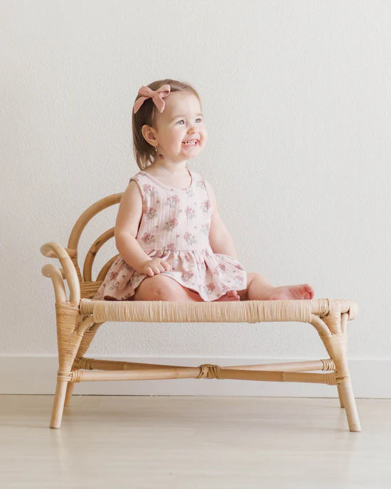 Sleeveless Peplum Set | Vintage Floral