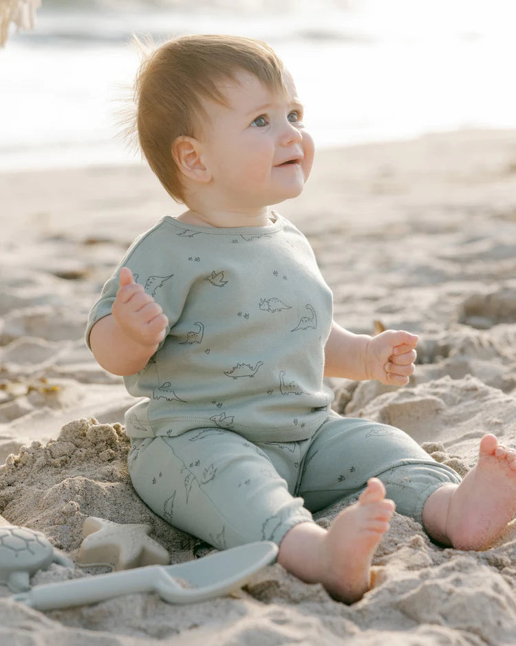 Jersey Tee + Pant Set | Dino 0-3M