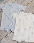 Zip Rashguard One-Piece | Hot Air Balloons 2-3T