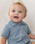 Matteo Romper || Chambray