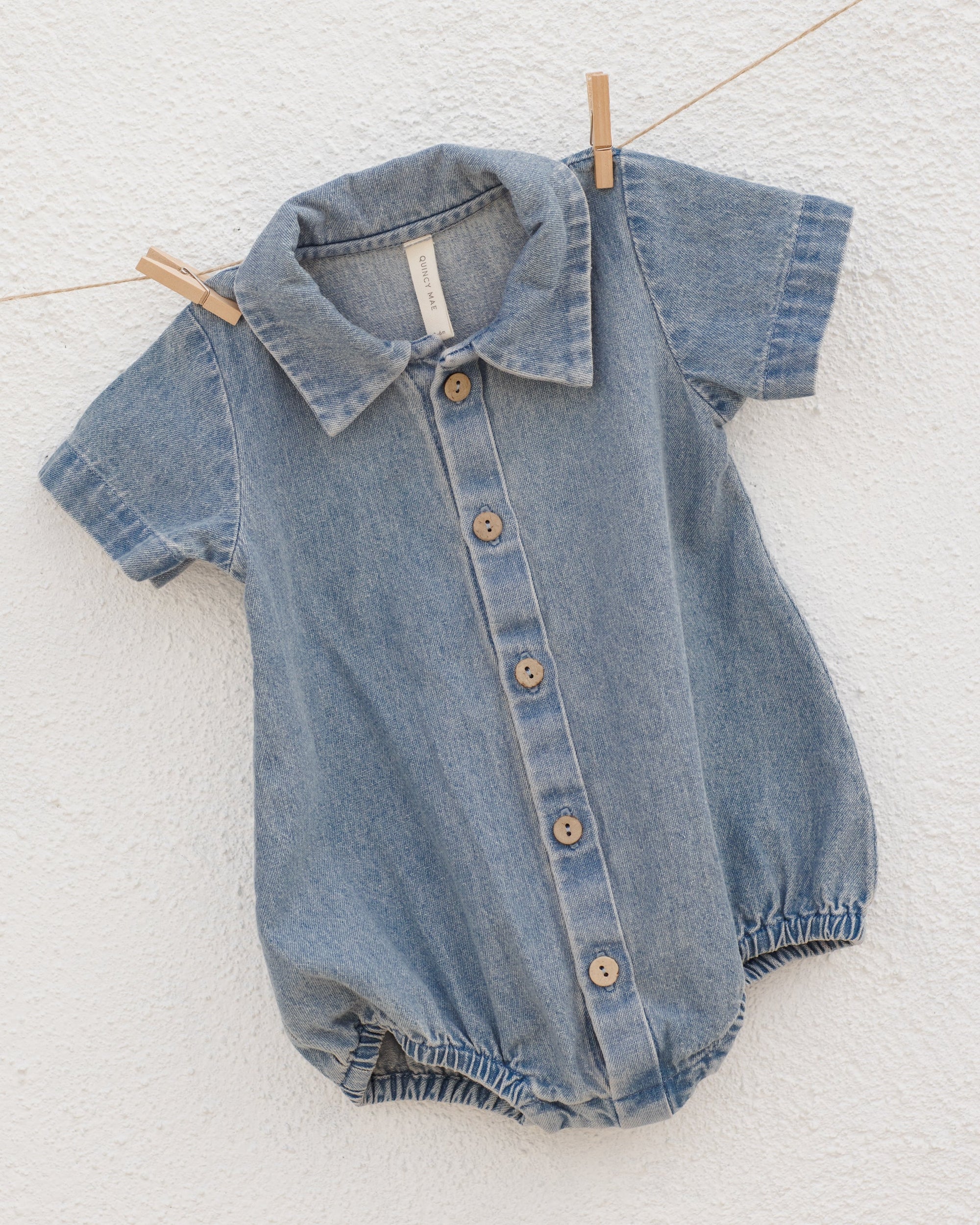 Matteo Romper || Chambray