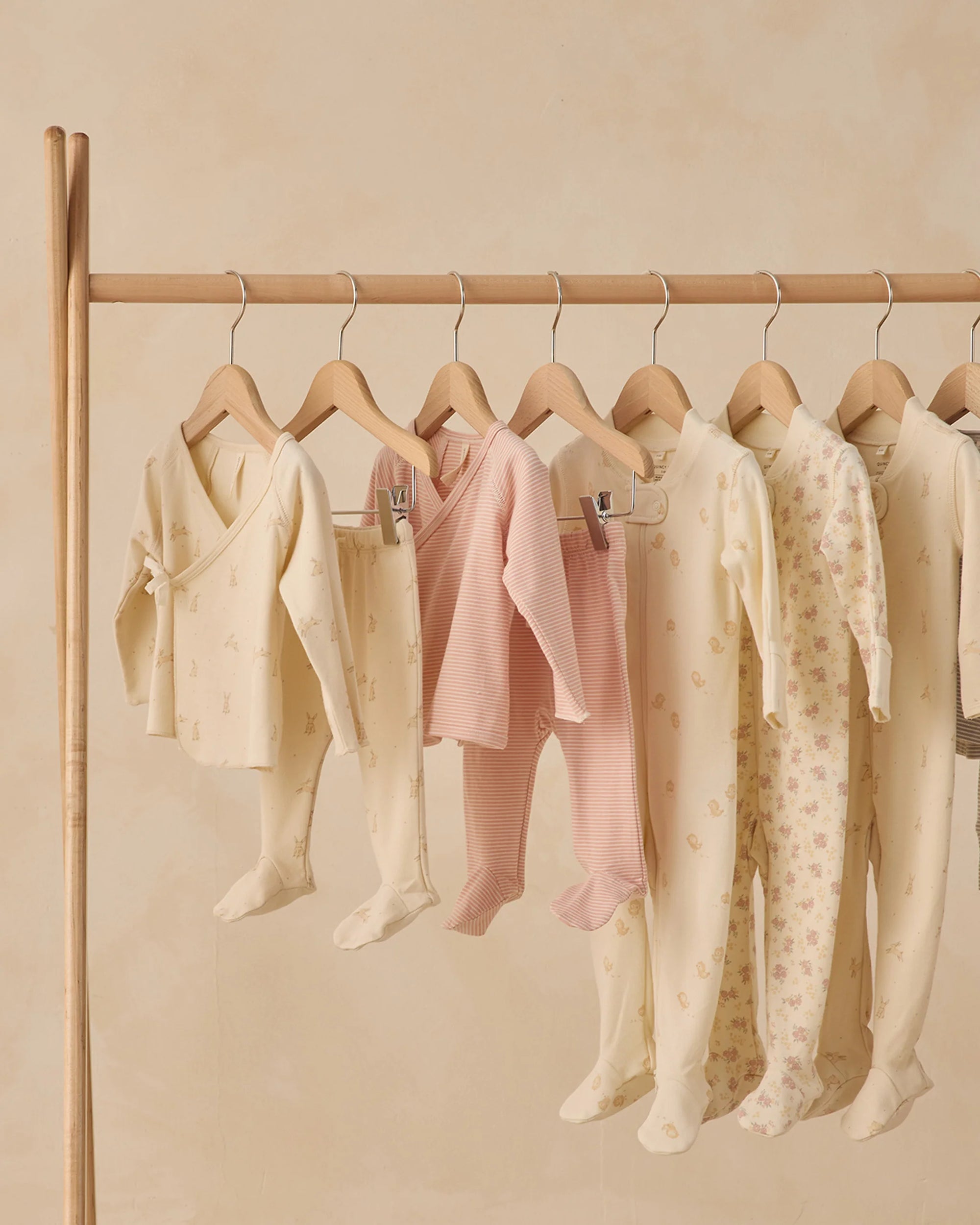 Zip Long Sleeve Sleeper Footie || Flower Field