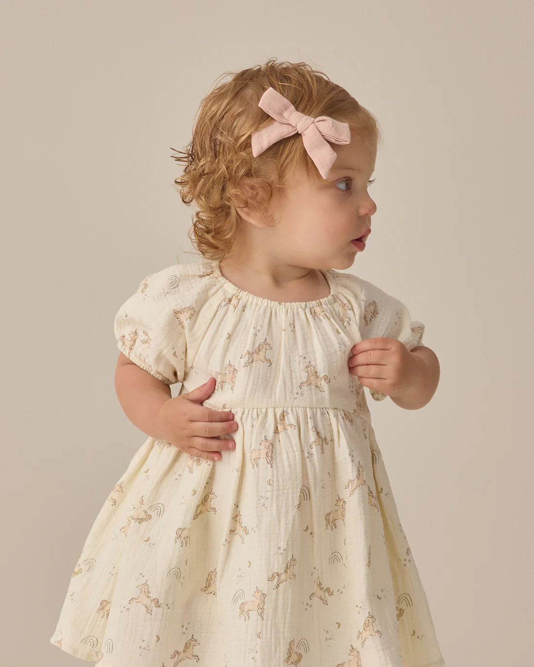 Bow W. Clip, Set Of 3 || Sky, Blush, Poppy