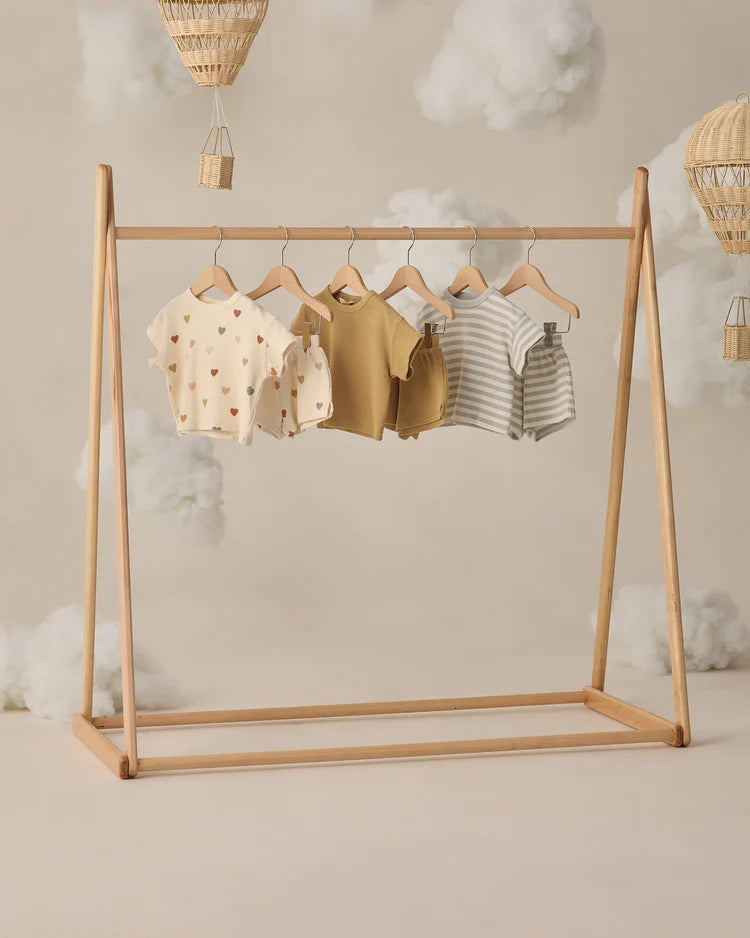 Waffle Tee &amp; Short Set || Honey
