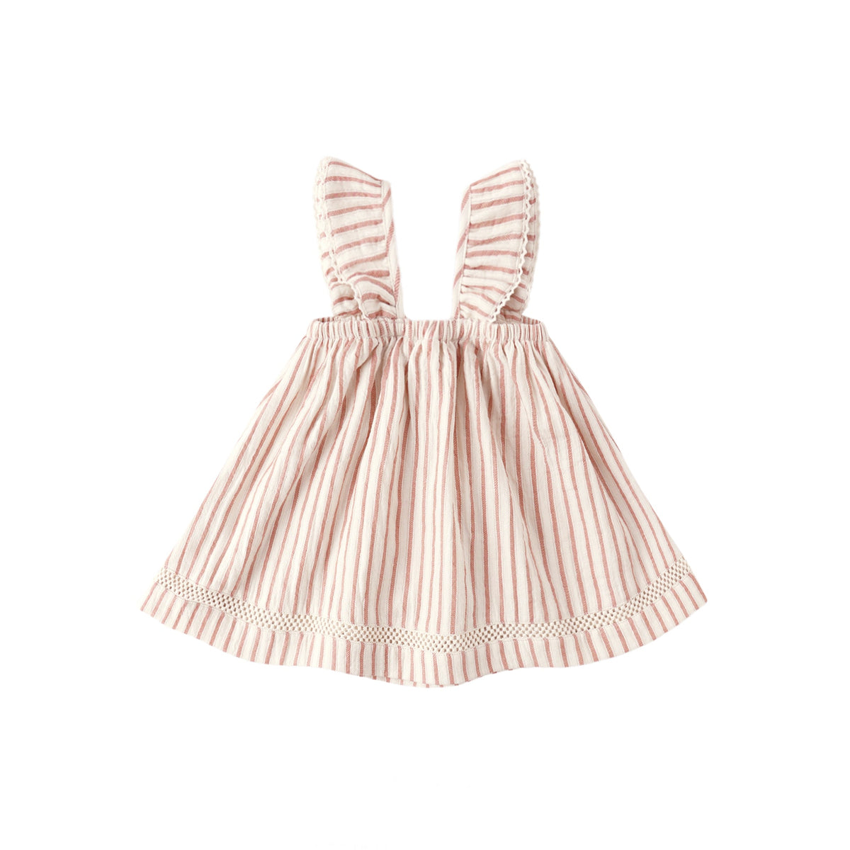 Quincy Mae Ruffle Tank Dress | Vintage Stripe