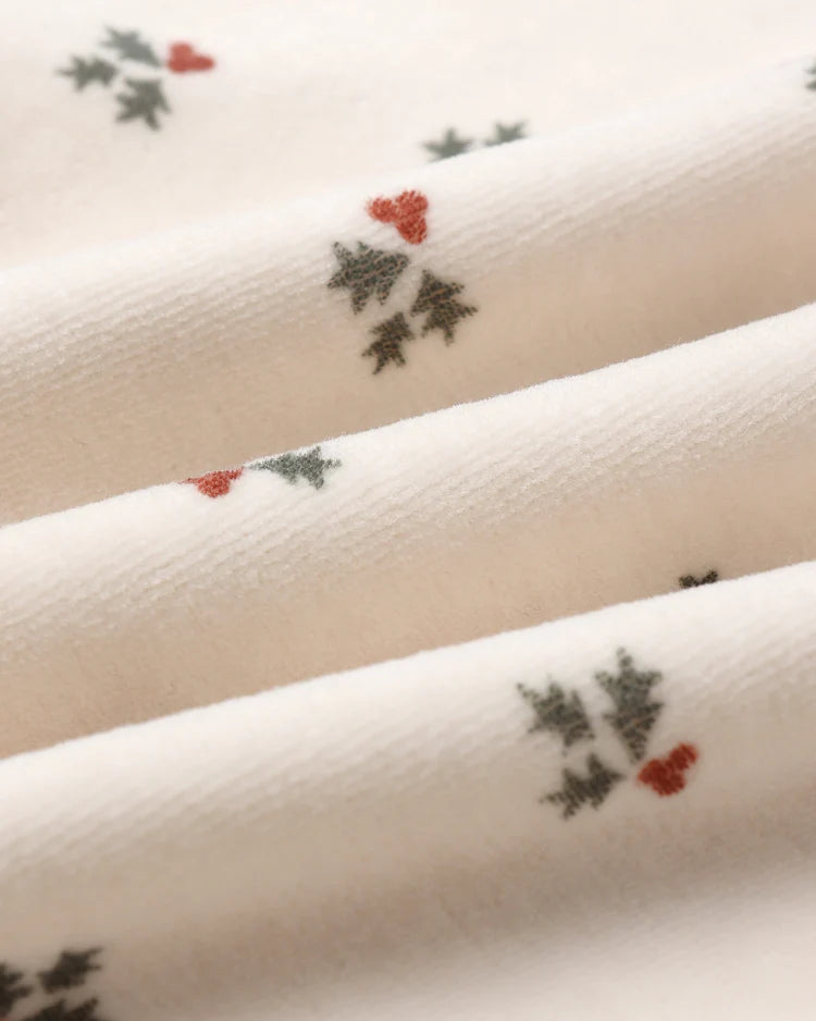 Velour Relaxed Sweatshirt | Holly Berry