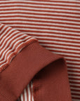 Velour Relaxed Sweatshirt | Candy Stripe