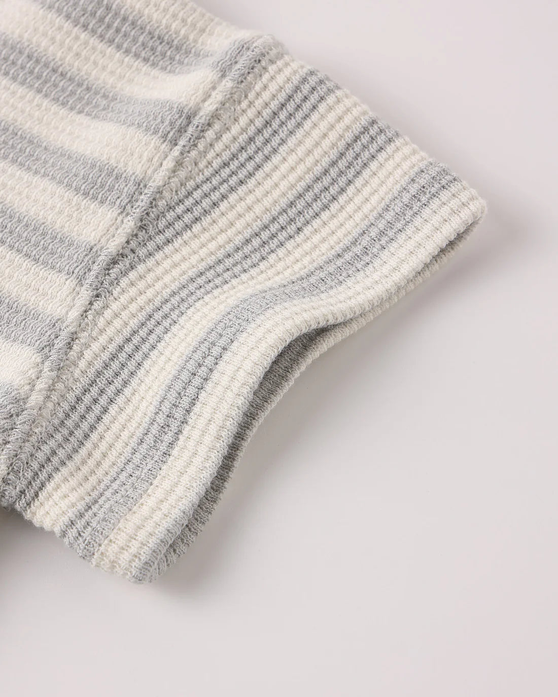 Waffle Tee &amp; Short Set || Sky Stripe