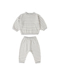 Waffle Sweater Set || Sky Stripe