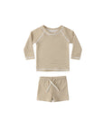 Finn Rashguard + Short Set || Honey Stripe Small