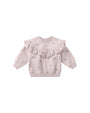 Ruffle Fleece Sweatshirt | Bows