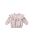 Ruffle Fleece Sweatshirt | Bows