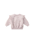 Ruffle Fleece Sweatshirt | Bows