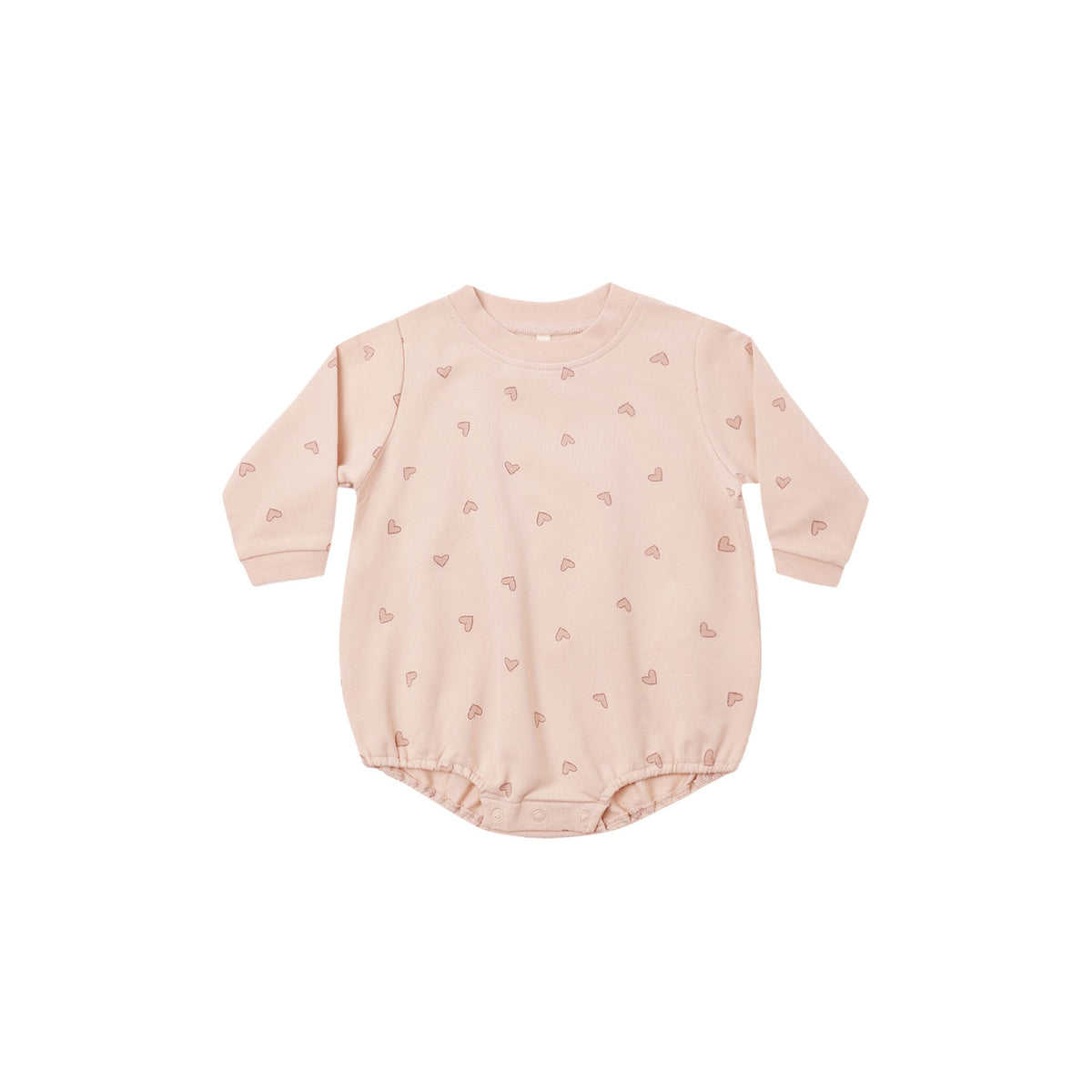 Crewneck Bubble Romper | Hearts