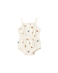 Waffle Cinch Romper || Confetti Hearts
