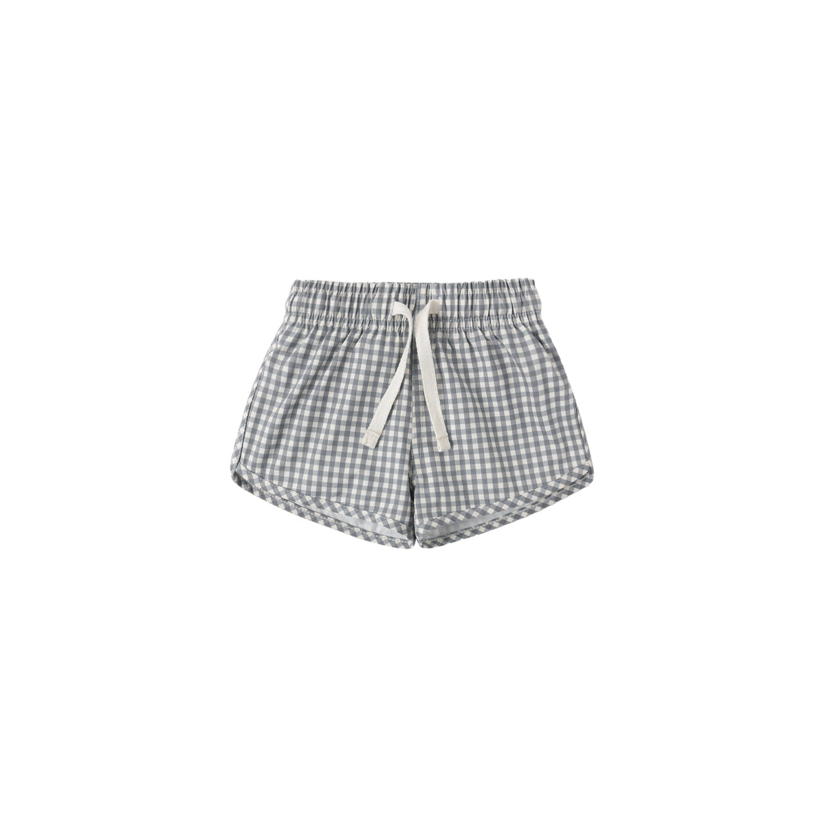 Quincy Mae Boys Swim Short | Ocean Gingham