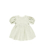 Darla Dress | Mint Stripe 0-3M