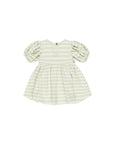 Darla Dress | Mint Stripe 0-3M