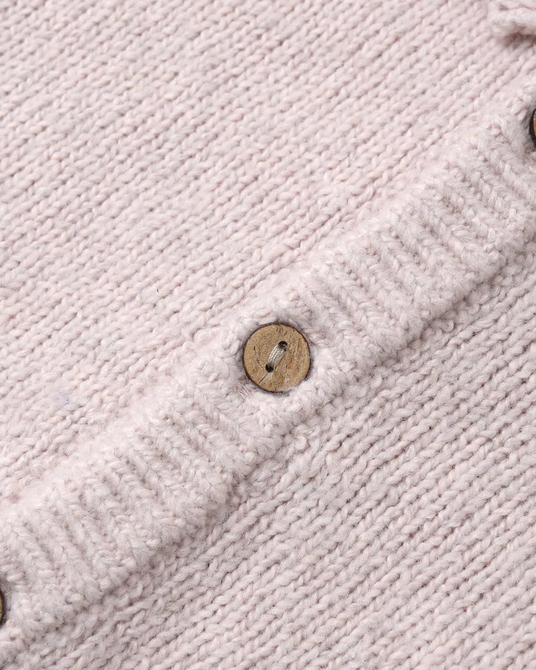 Ruffle Collar Cardigan | Lilac
