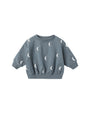 Relaxed Fleece Sweatshirt | Silver Moons