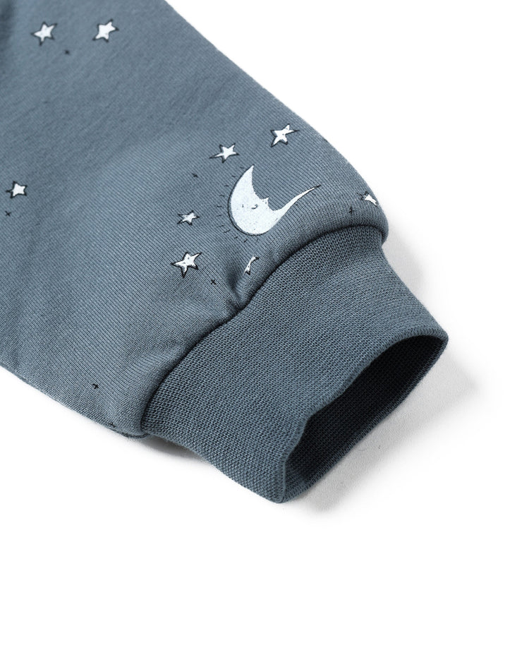 Relaxed Fleece Sweatshirt | Silver Moons