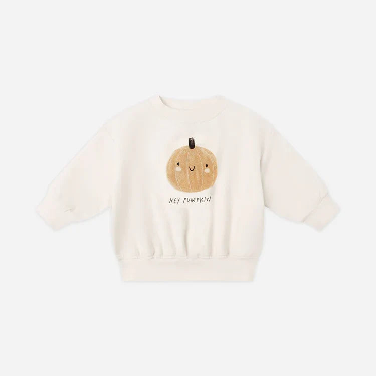 Relaxed Fleece Sweatshirt | Pumpkin