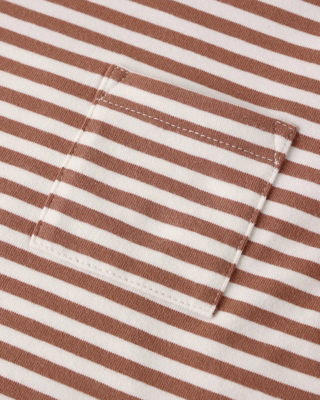 Boxy Pocket Tee + Short Set || Poppy Stripe