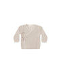 Knit Wrap Top | Oat