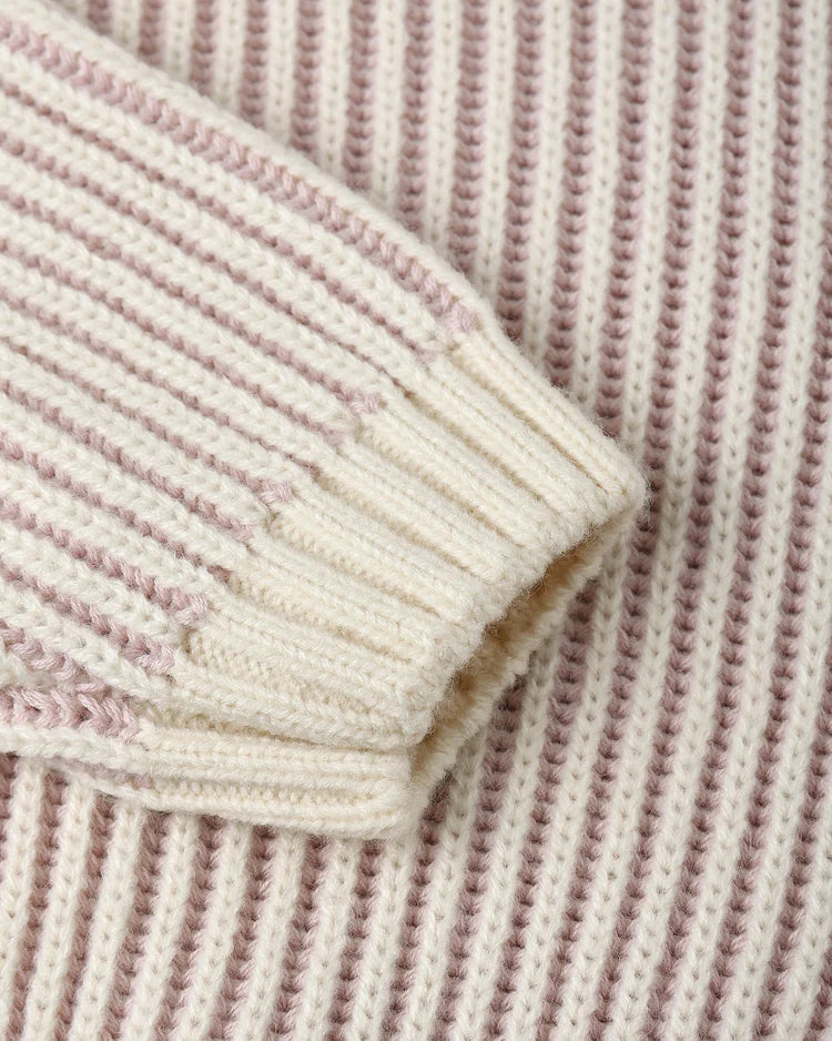 Relaxed Knit Sweater| Lilac