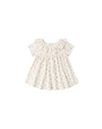 Ruffle Collar Jersey Dress || Flower Field