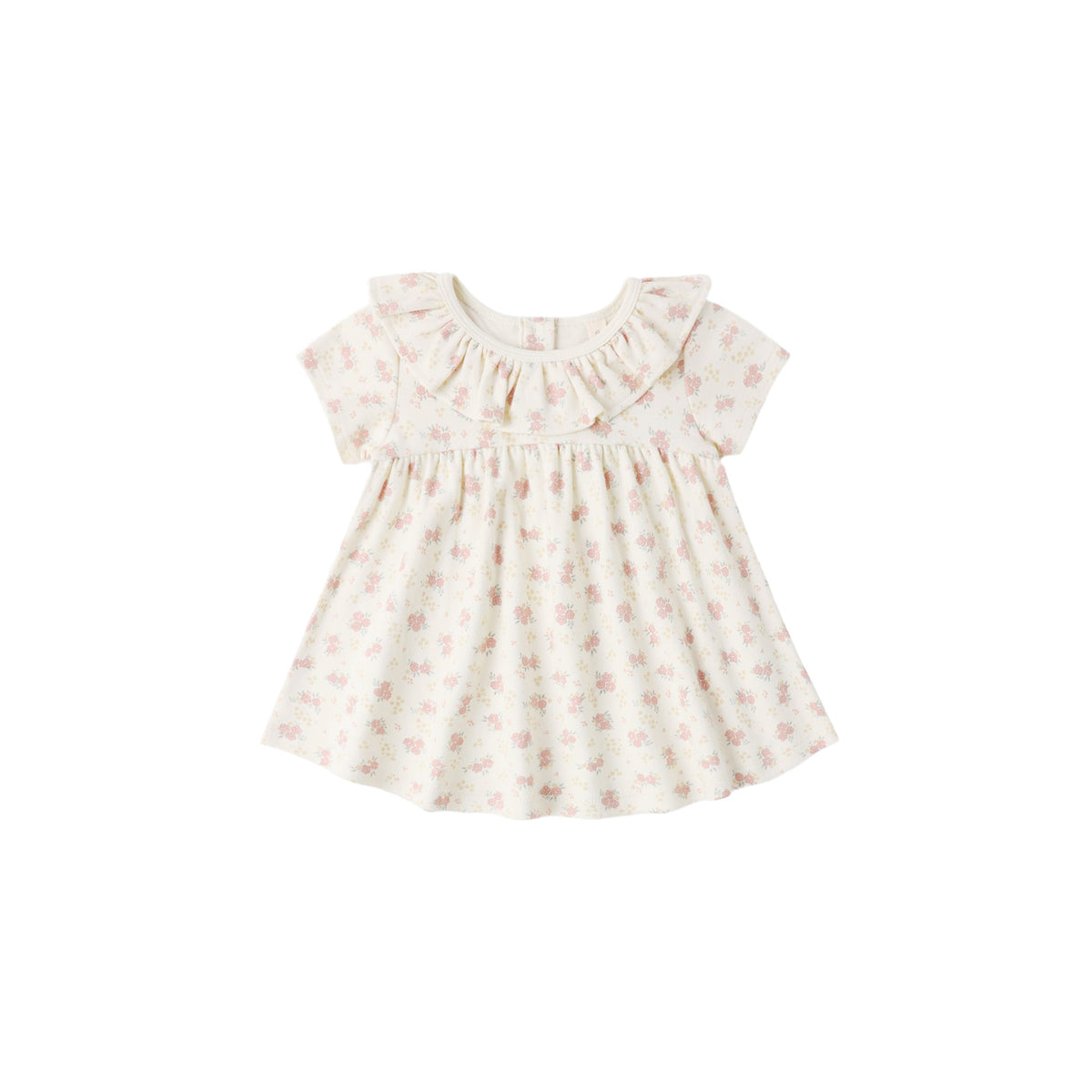 Quincy Mae Ruffle Collar Jersey Dress | Flower Field