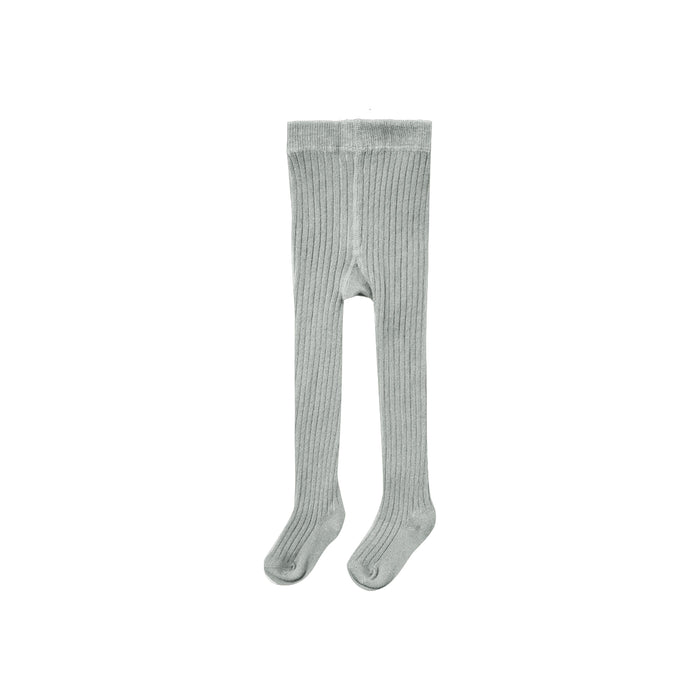Quincy Mae Baby Tights | Steel Blue