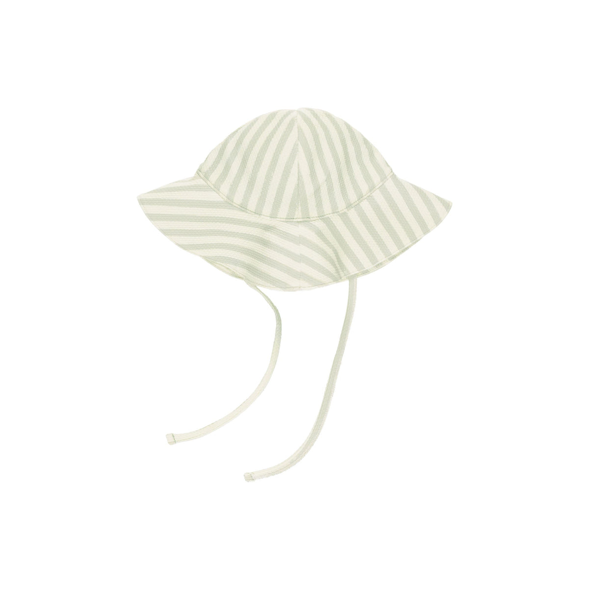 Quincy Mae Sun Hat | Mint Stripe (6-12M)