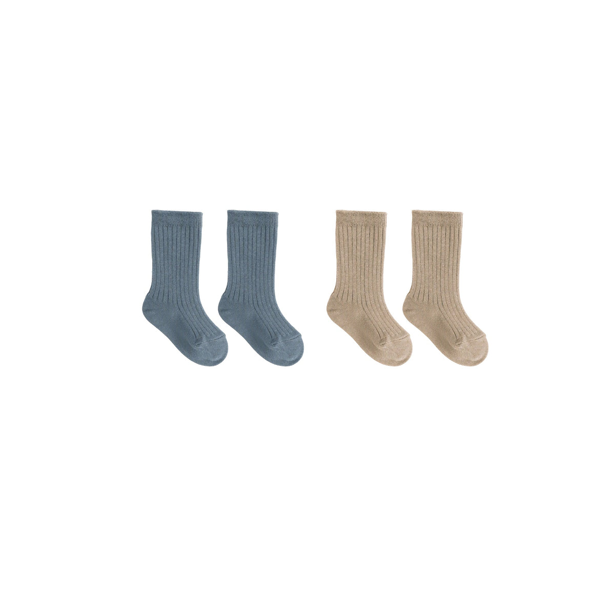 Quincy Mae Baby Socks Set | Gold, Ocean (6-12M)