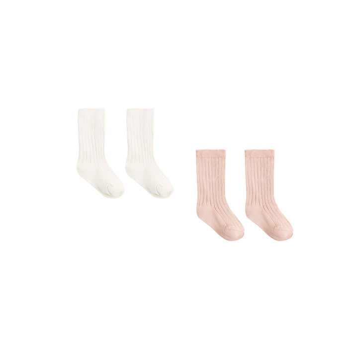 Socks Set | Natural, Dusty Rose