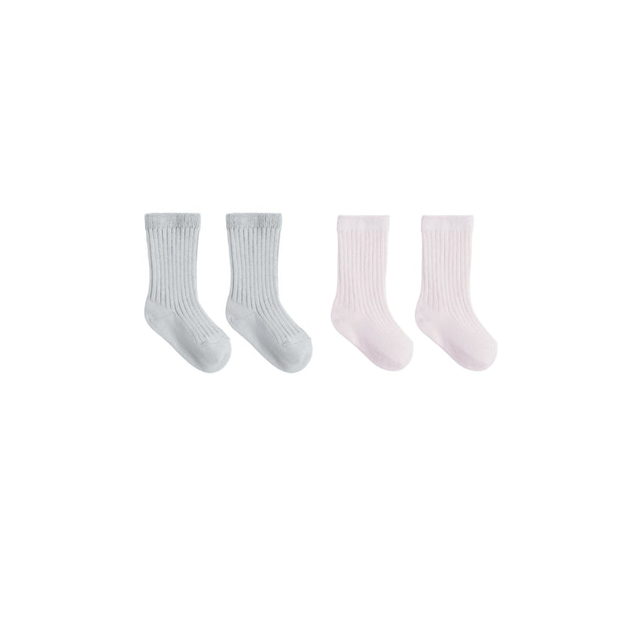 Quincy Mae Baby Socks Set | Ice Blue, Lilac
