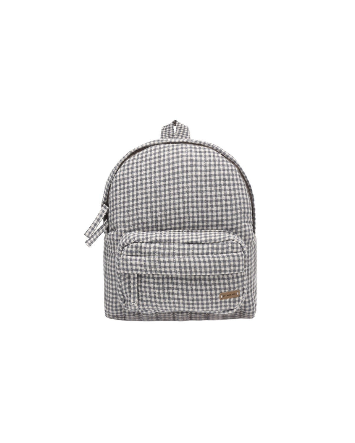 Quincy Mae Mini Backpack | Midnight Gingham
