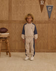Panelled Sweatpant | Stone