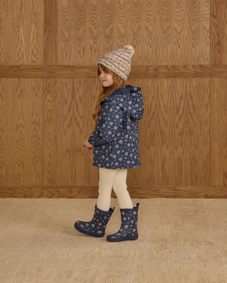 Raincoat | Blue Floral