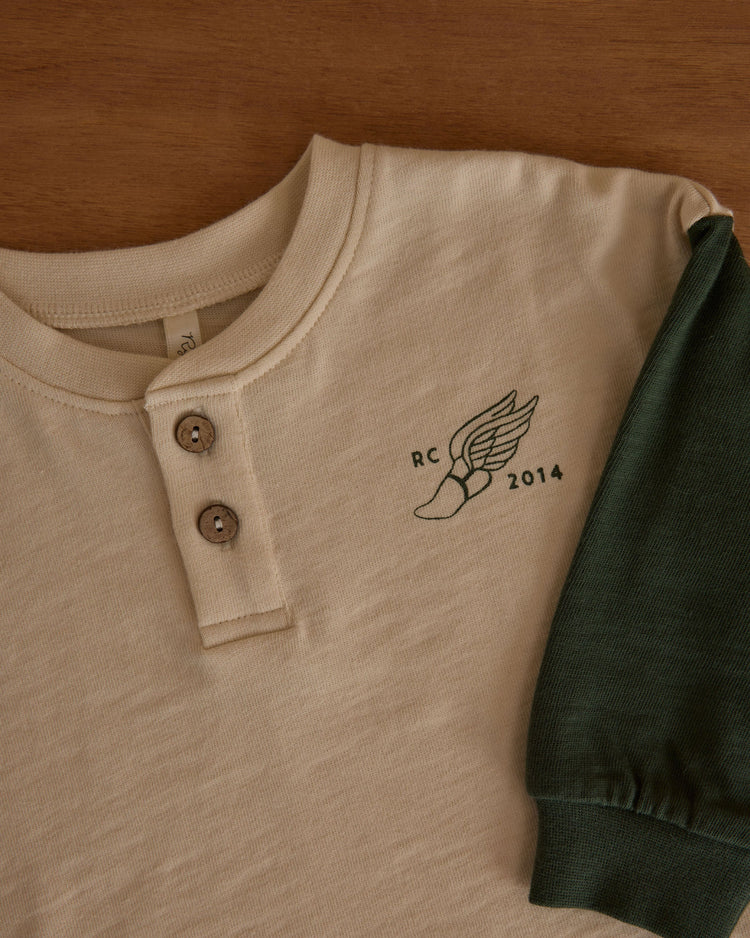 Relaxed Long Sleeve Henley | Chase Your Dreams