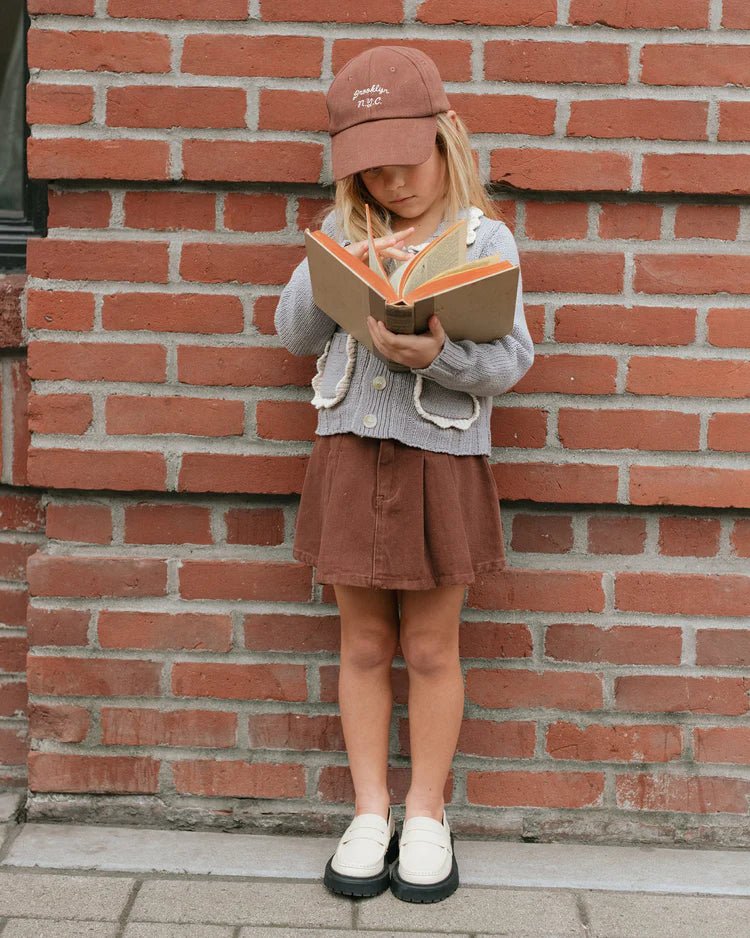 Collared Cardigan | Dusty Blue