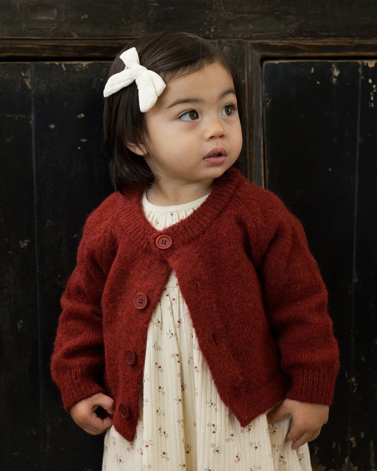 Fuzzy Cardigan | Ruby