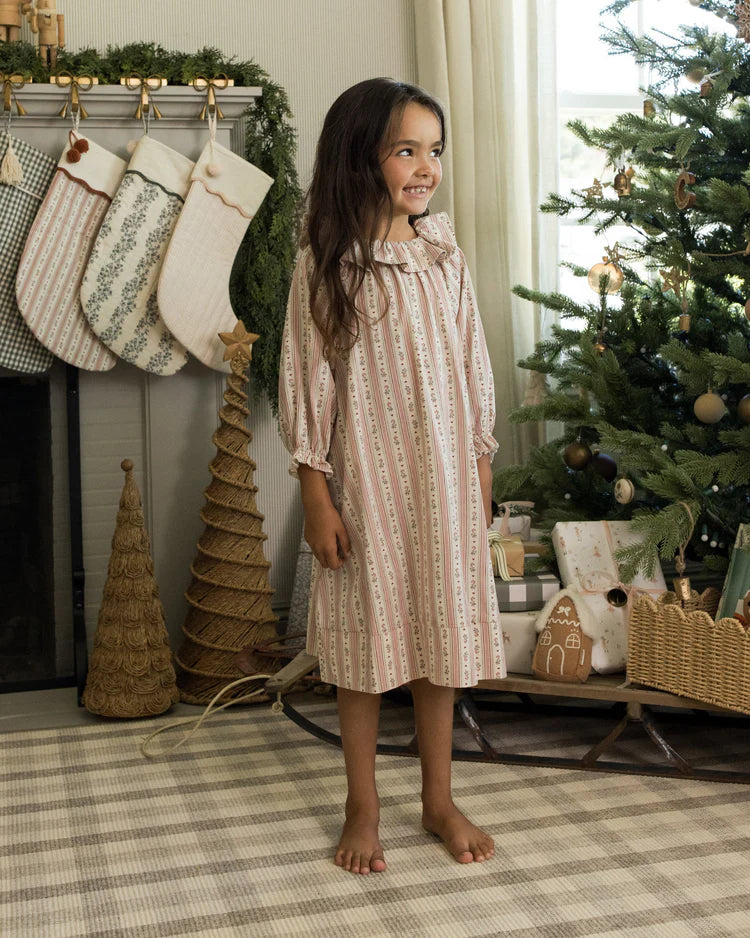 Girl&#39;s Nightgown | Candy Cane Stripe